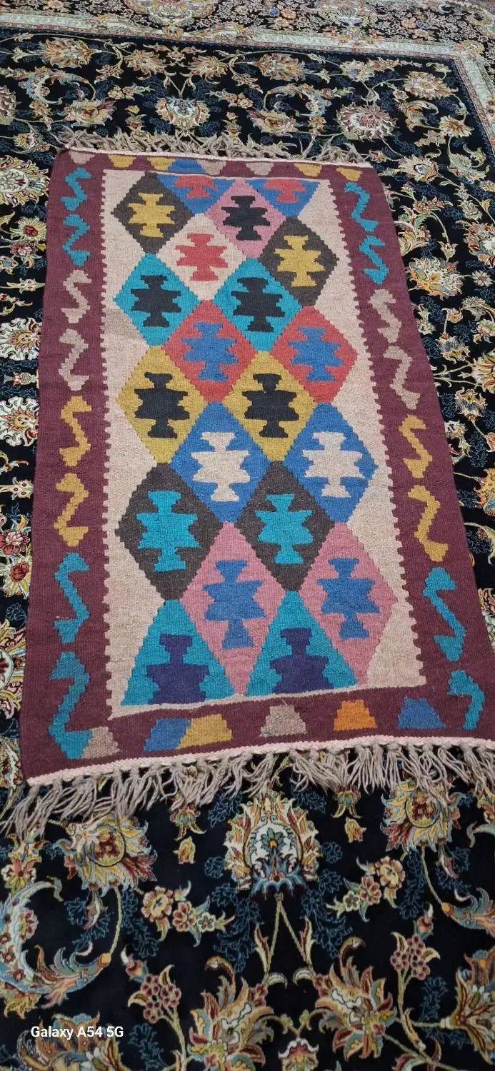 گلیم|گلیم، جاجیم، گبه|کرمانشاه, |دیوار