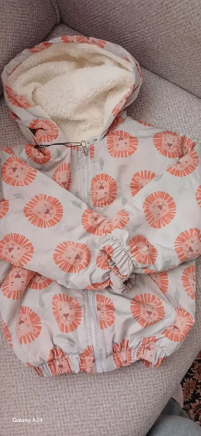 کاپشن بچه گانه سایز۵۰|کفش و لباس بچه|سملقان, |دیوار