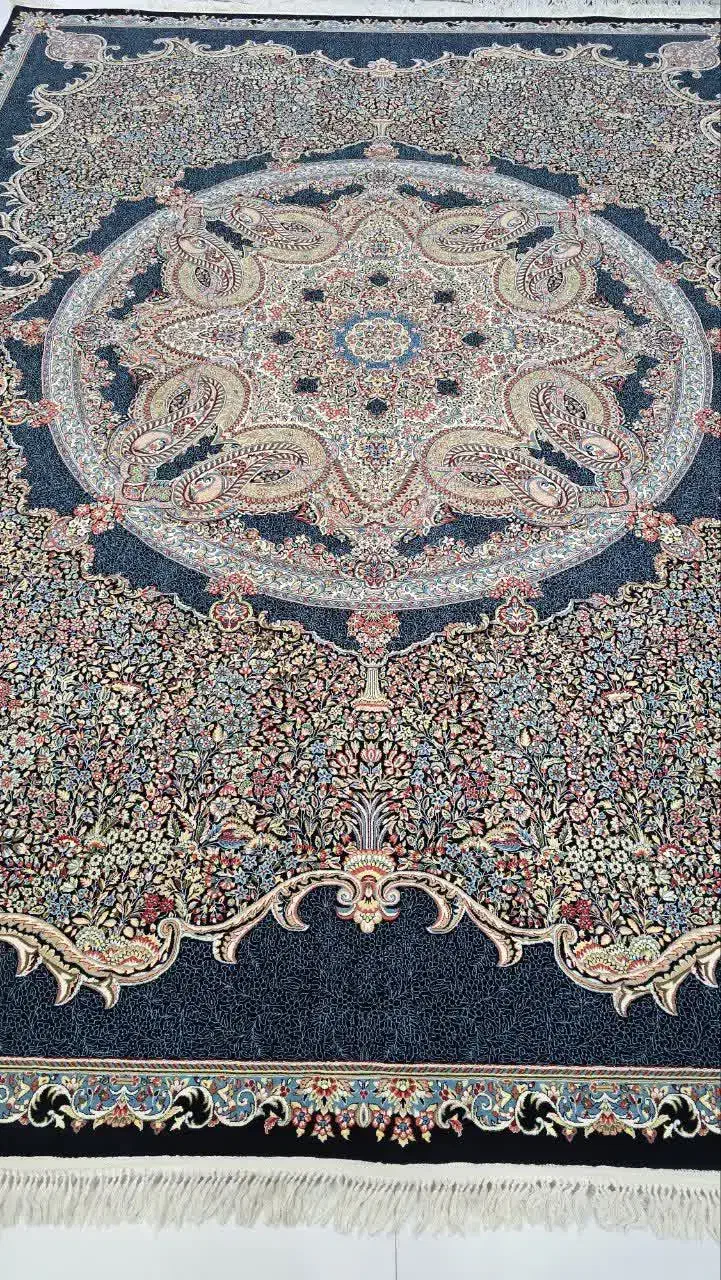 دو تخته فرش12متری700شانه دستبافت گونه|فرش|ایلام, |دیوار