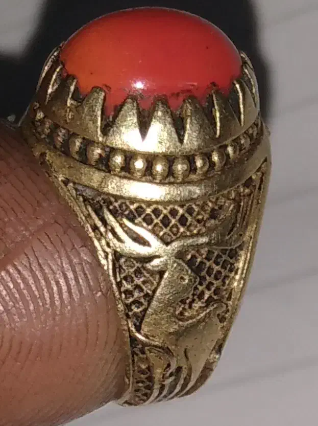 انگشتر دس ساز با نگین مرجان|جواهرات|سیوان, |دیوار