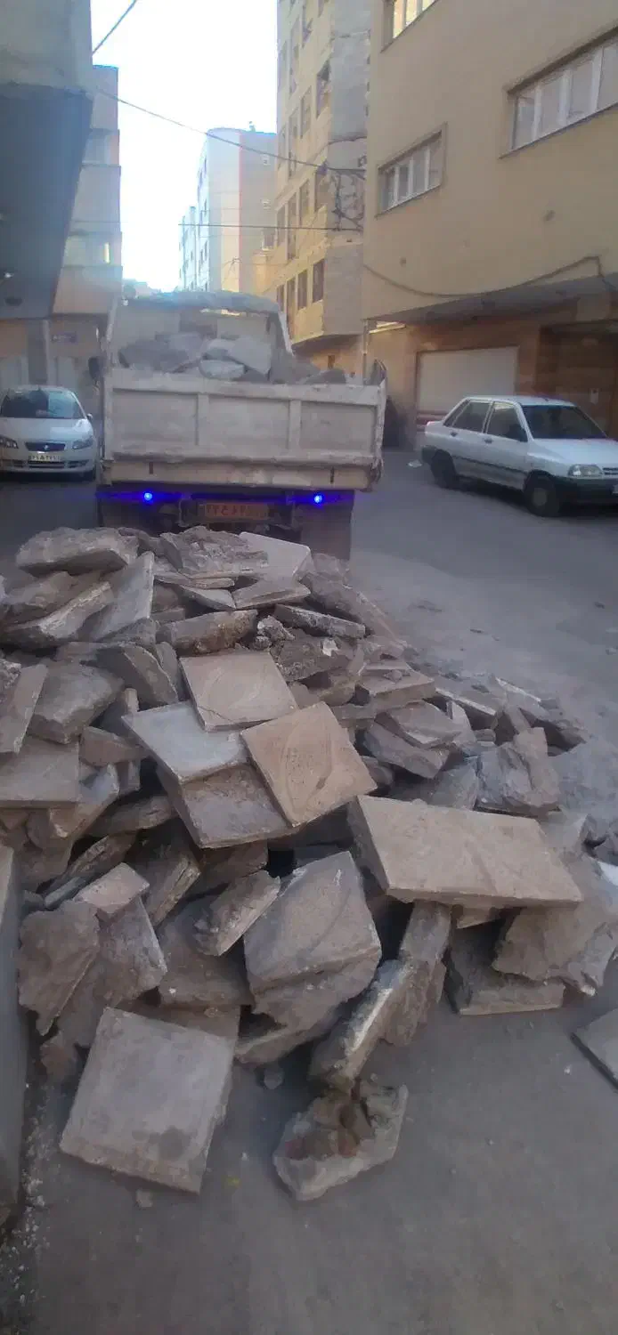 حمل نخاله.شن وماسه'پوکه'سنگ پی*شبانه روزی با امیکو|خدمات حمل و نقل|تبریز, |دیوار