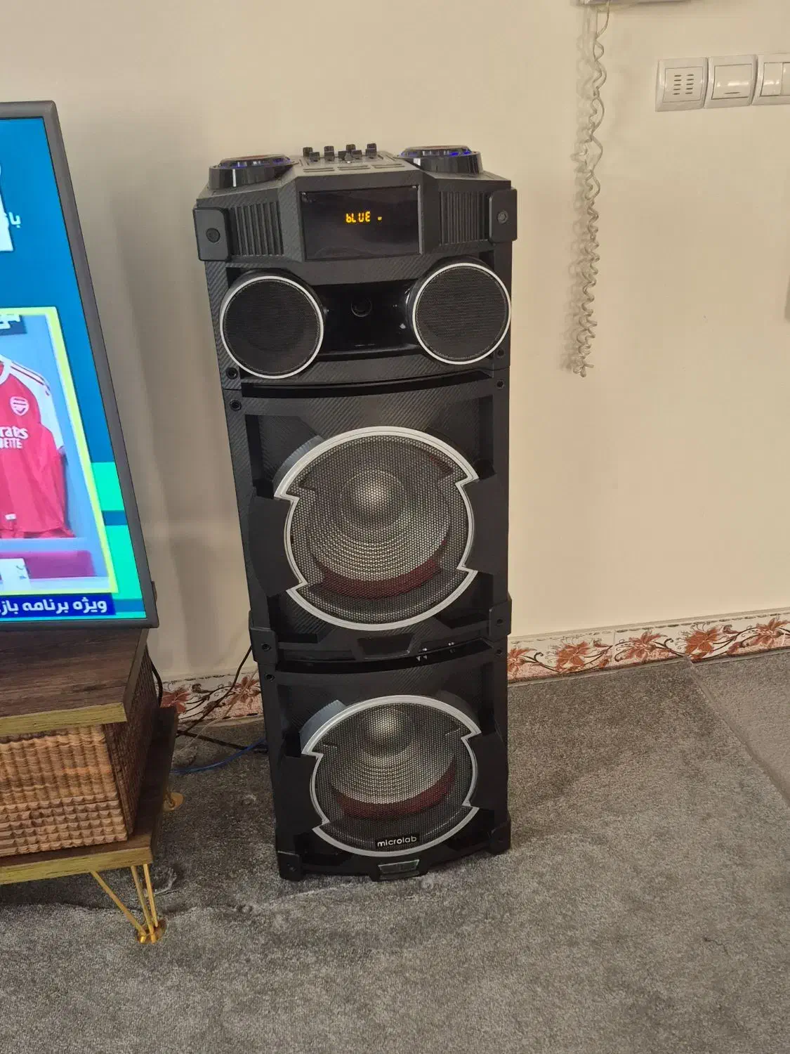 باند دو تا بزرگ و دارای میکروفون و کارتون|سیستم صوتی خانگی|پاکدشت, حصار امیر|دیوار