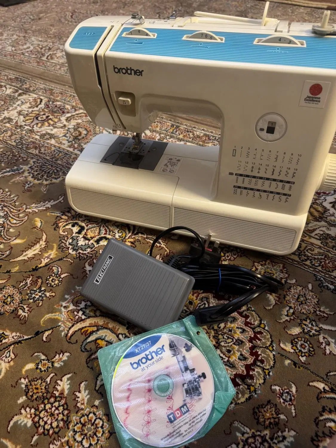 چرخ خیاطی برادر مدل XT37|چرخ خیاطی و ریسندگی|تهران, قیطریه|دیوار