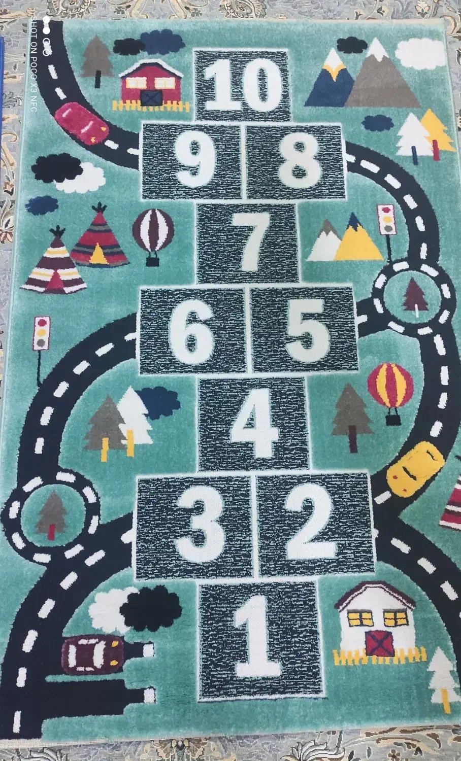 دوتخته گلیم فرش کودک پاتریس ۱×1.5 نونو|فرش|کرمانشاه, |دیوار