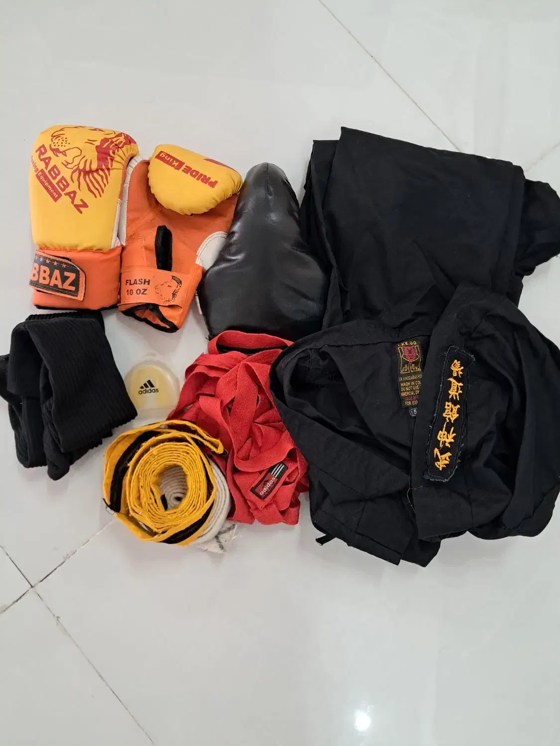 لباس رزمی نینجا سایز۵ست کامل|تجهیزات ورزشی|فولادشهر, C3|دیوار