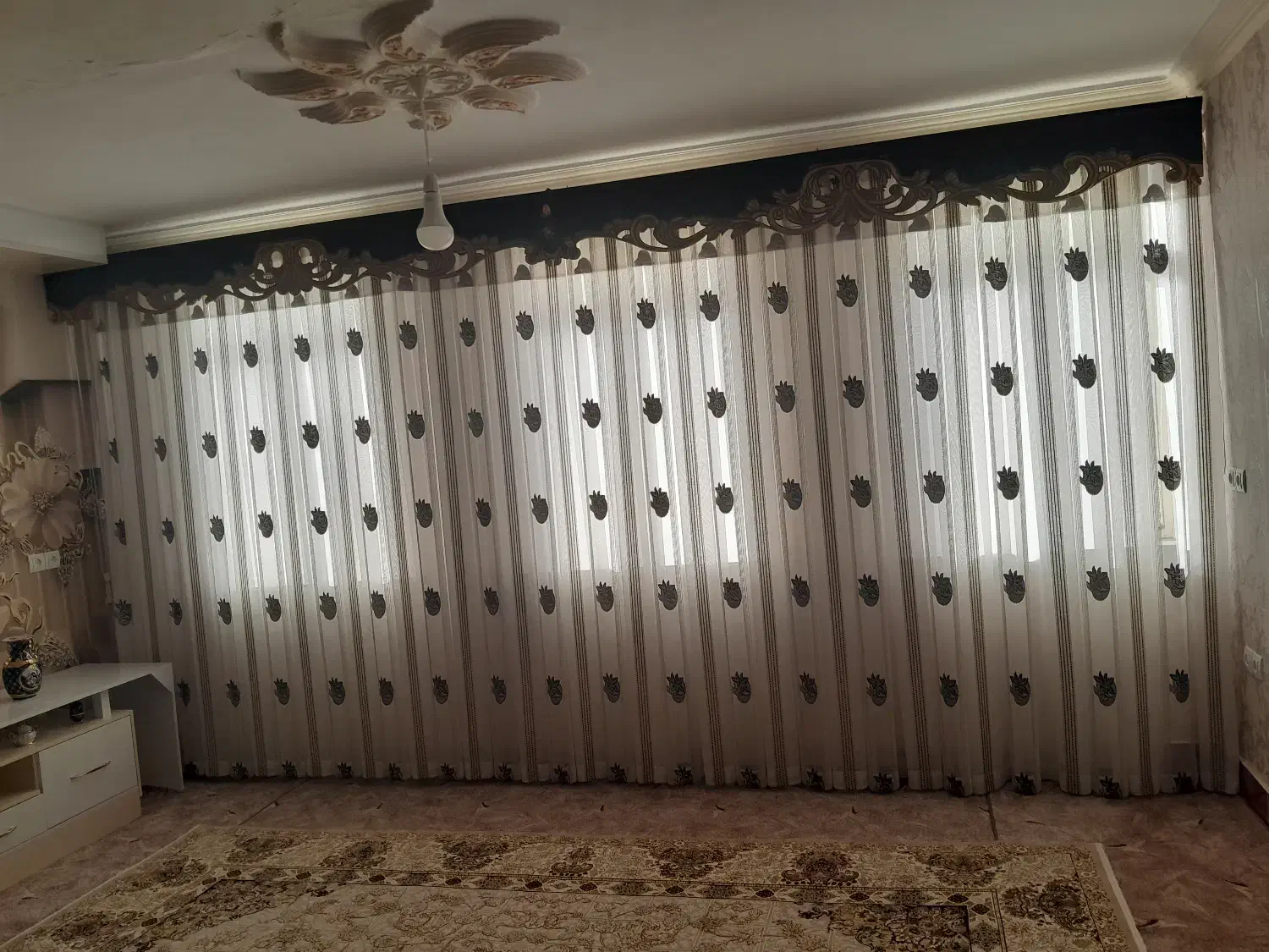 پرده باکتیبه|پرده، رانر، رومیزی|هشترود, |دیوار