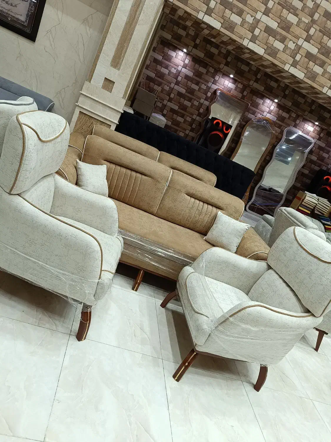 مبل 8 نفره حراج شد دلسا ۴۸ تومان|حراج|مسجد سلیمان, |دیوار