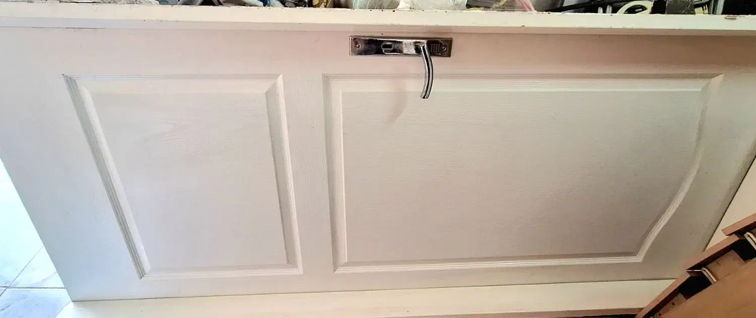 درب چوبی همراه چهارچوب فلزی|مصالح و تجهیزات ساختمان|اسلام‌شهر, شهرک واوان|دیوار