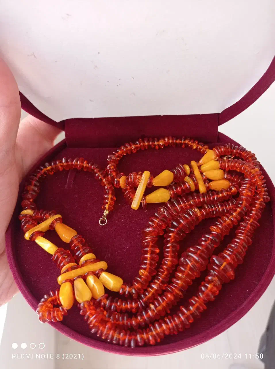 گردنبند گهربا ی بالتیک|جواهرات|تبریز, |دیوار