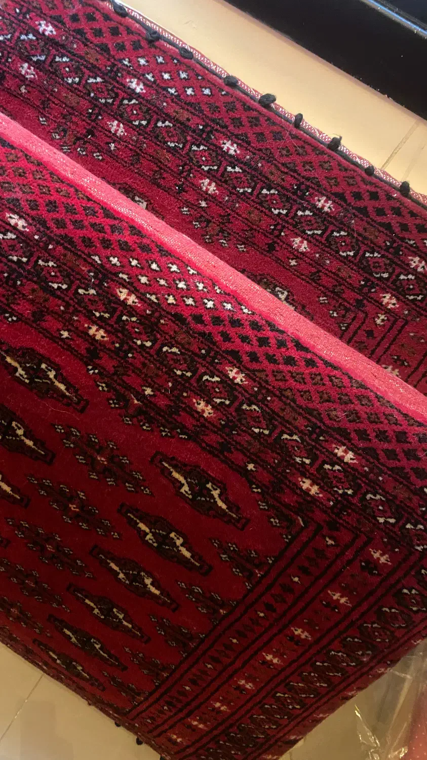 یک جفت پشتی دستباف ترکمن|پشتی|تهران, ولنجک|دیوار