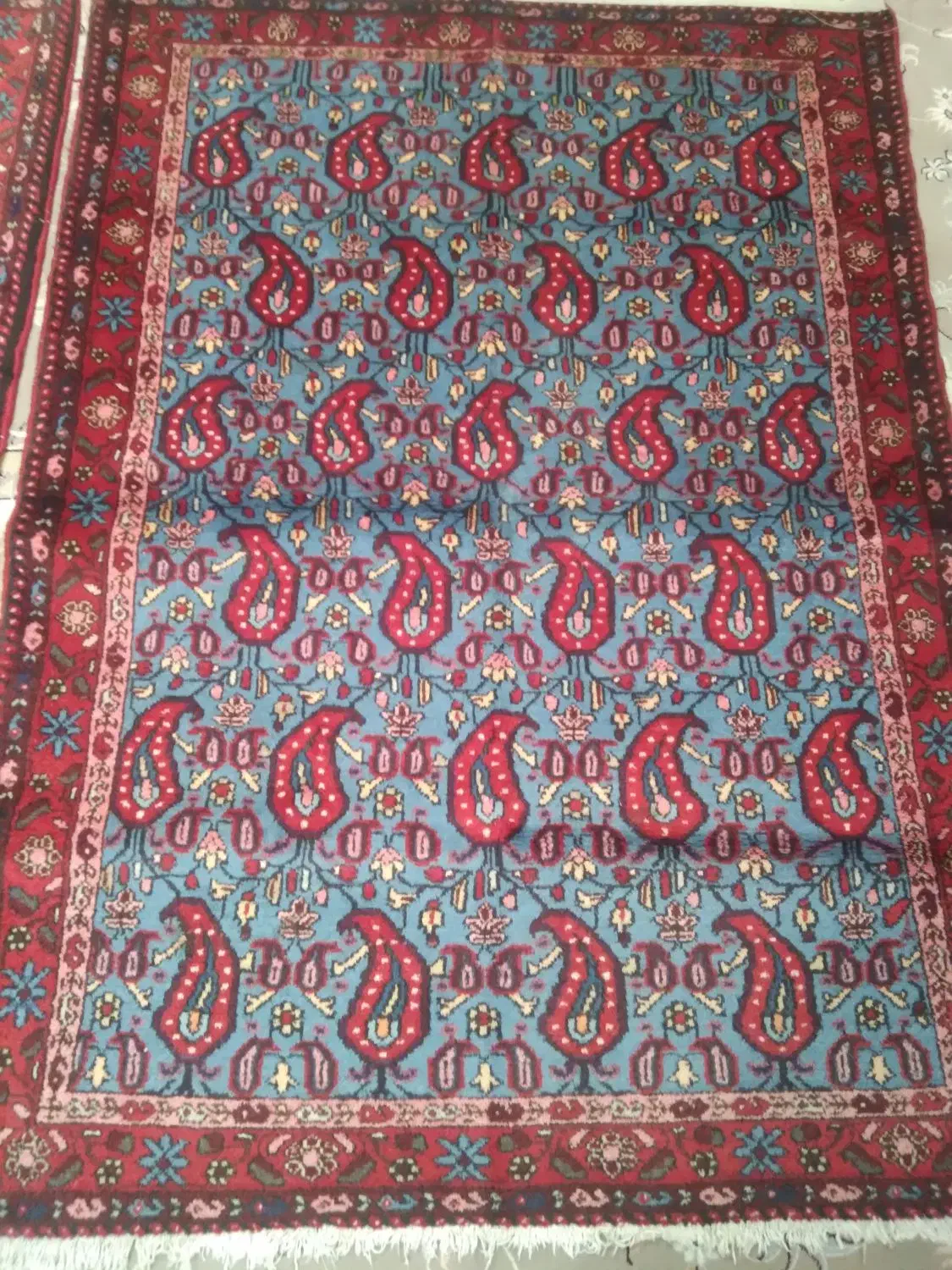 دو عدد قدیمی و زیبا ذرع و نیم|فرش|کرج, ساسانی (قلمستان)|دیوار