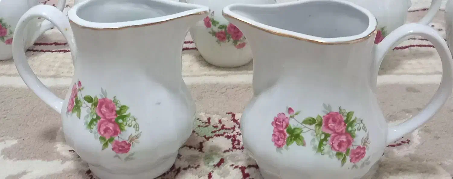 فروش دیس چینی وبشقاب بزرگ گل قرمز|ظروف سرو و پذیرایی|فولادشهر, C8|دیوار