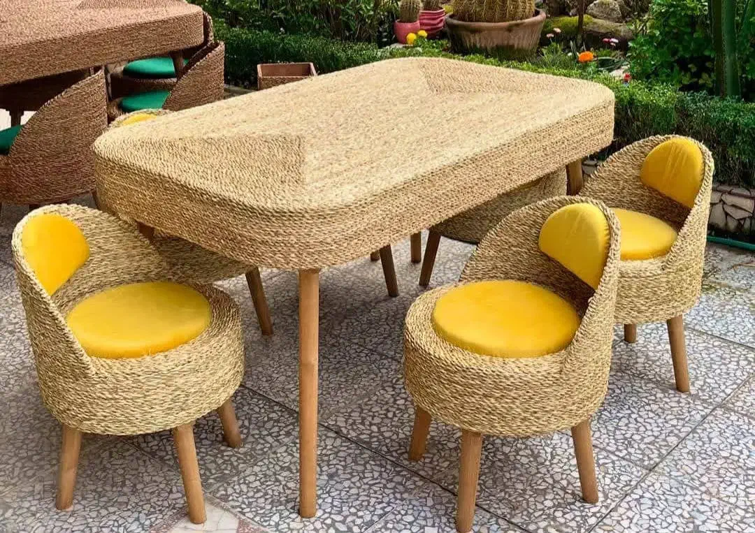 میز و مبلمان حصیری و تخت|مبلمان خانگی و میز عسلی|کرمان, |دیوار