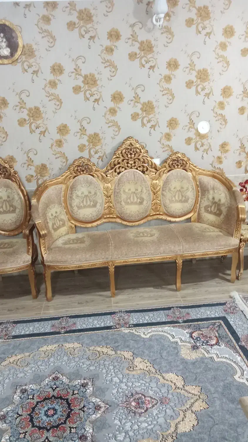 مبل سلطنتی|مبلمان خانگی و میز عسلی|خرمدره, |دیوار