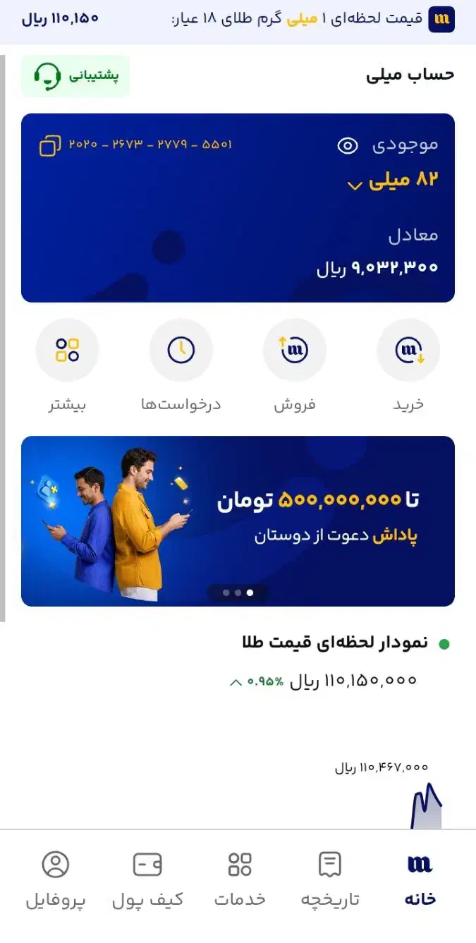 میلی گلد|کارت هدیه و تخفیف|تبریز, |دیوار