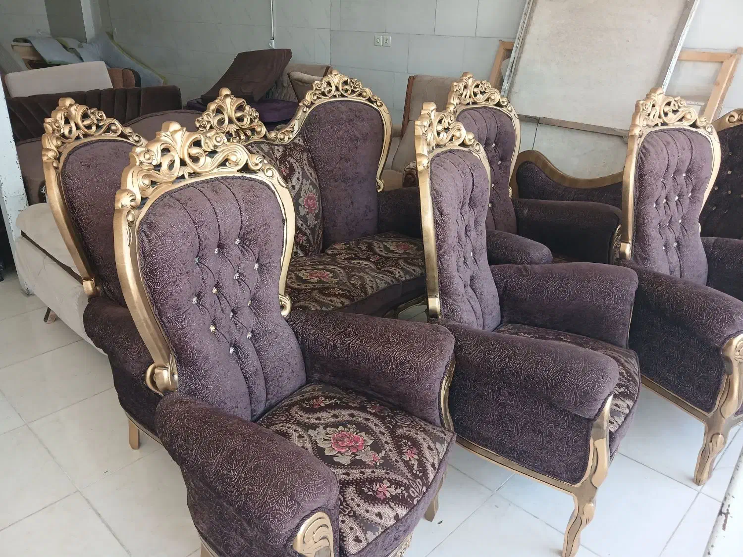 مبل ۹ نفره|مبلمان خانگی و میز عسلی|لنجان, |دیوار