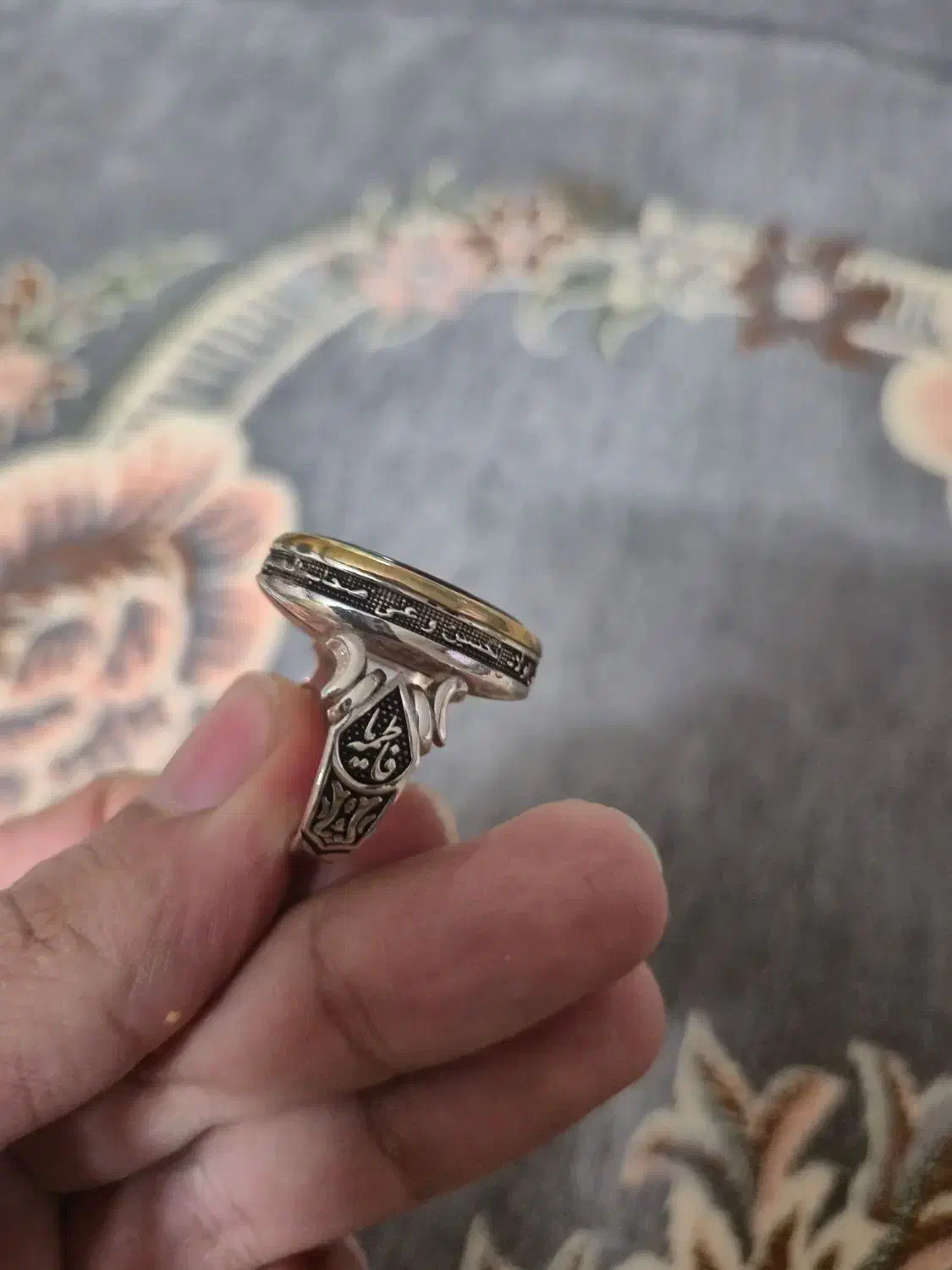 انگشتر عقیق نقره، سوره یس و واقعه|جواهرات|قم, شهرک امام حسن|دیوار