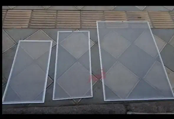 توری درب و پنجره ثابت کشویی پلیسه ریلی|مصالح و تجهیزات ساختمان|شاهرود, |دیوار