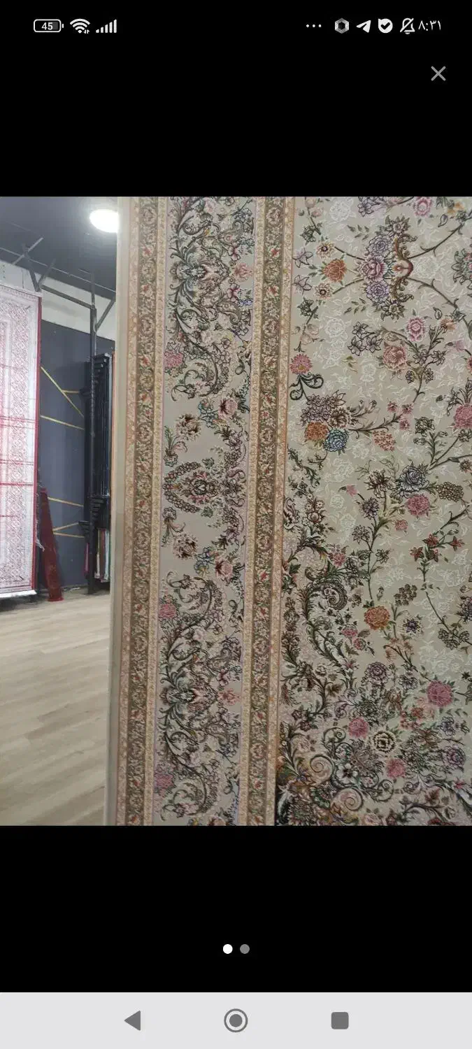 4تخته فرش 6متری گل برجسته طرح افشان|فرش|قرچک, شهرک گلها|دیوار