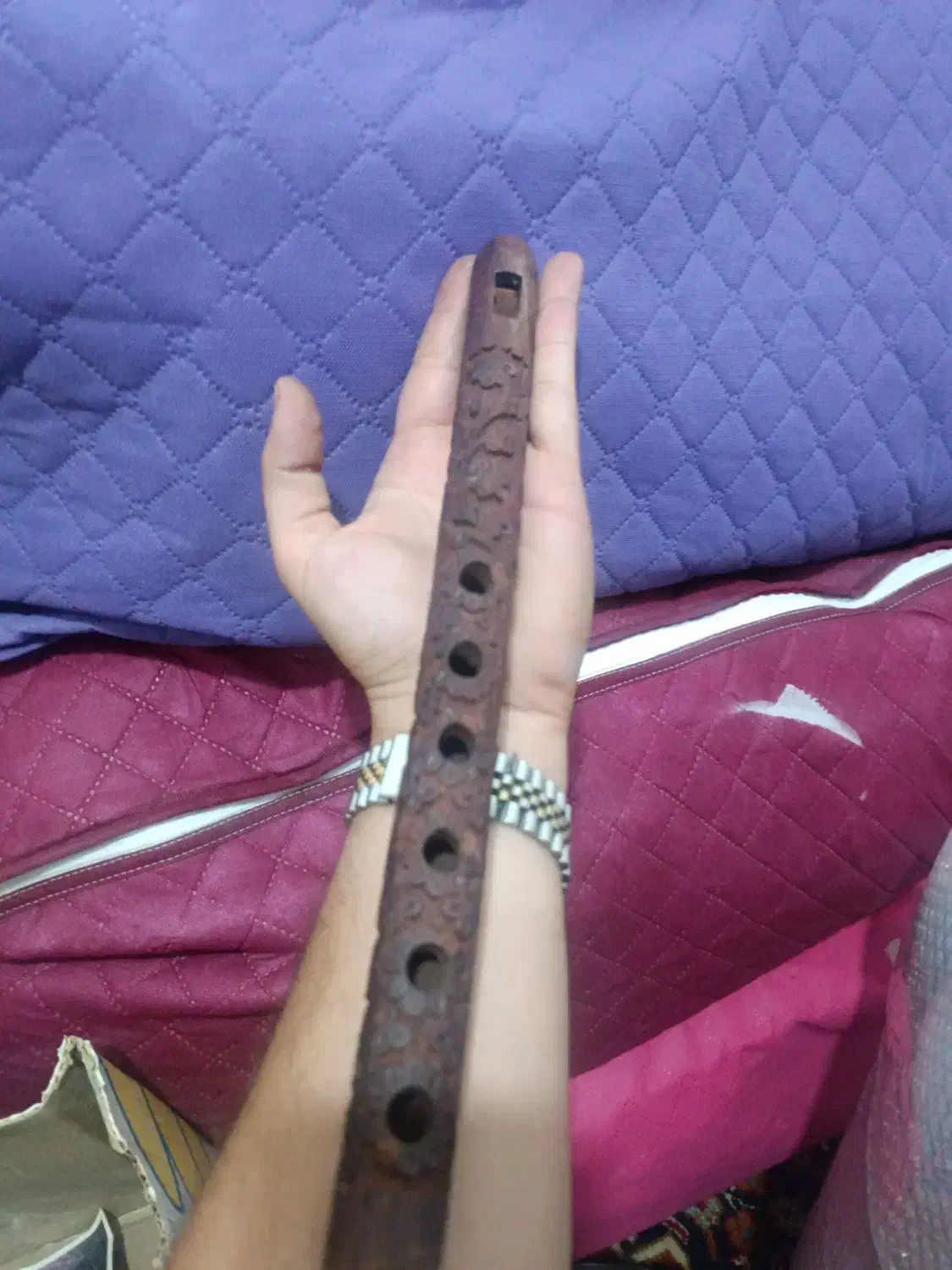 نی فولوت دست ساز|سازهای سنتی|کرمان, |دیوار