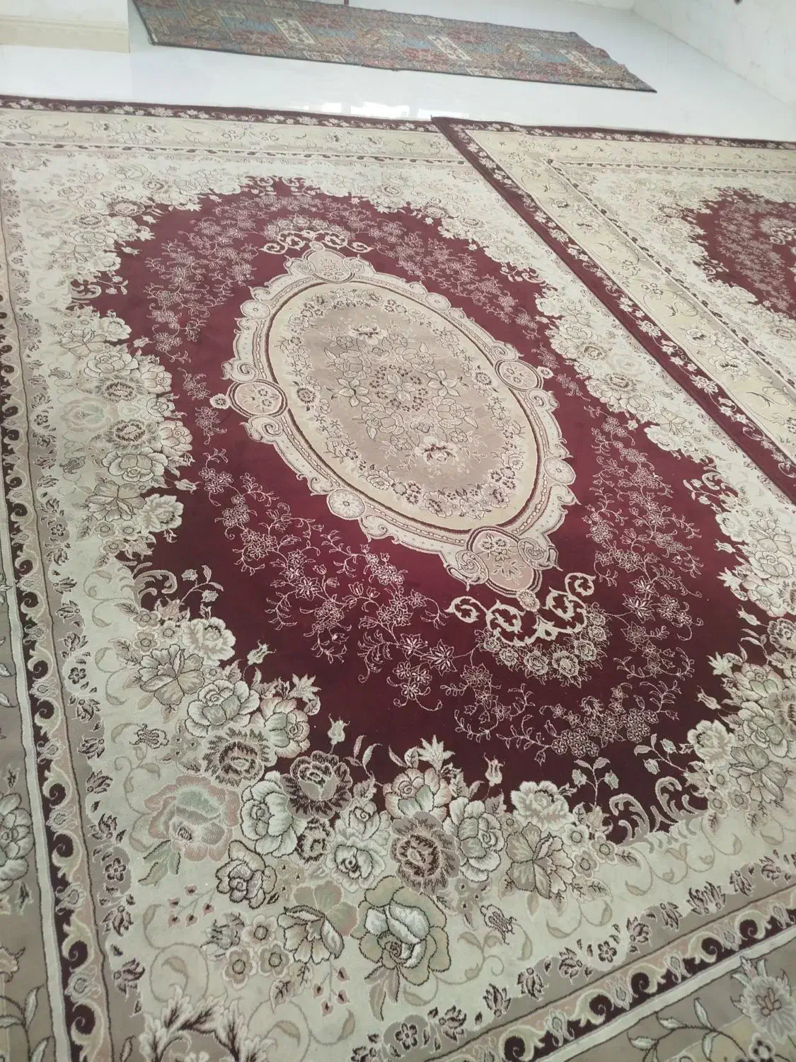 2 تخته فرش 12 متری ماشینی|فرش|ری, شهادت|دیوار