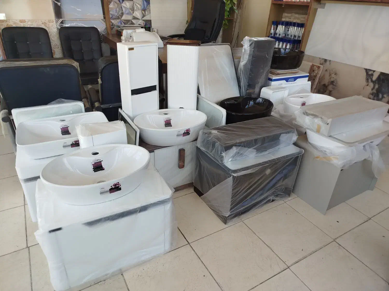 روشویی کابینتی پی وی سی|لوازم سرویس بهداشتی|اهواز, بهشت آباد|دیوار