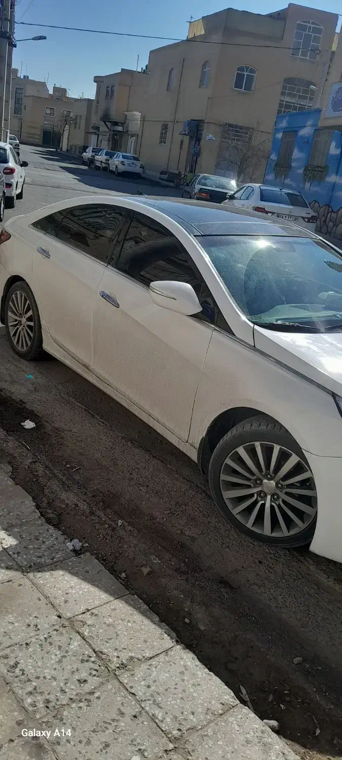 سوناتاyfسفید ۲۰۱۴فول کامل خونگی|خودرو سواری و وانت|یزد, |دیوار