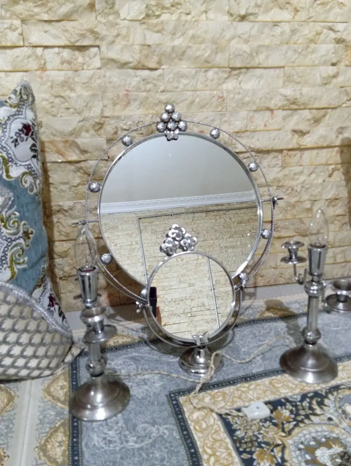 آینه و شمعدان|آینه|ارومیه, |دیوار