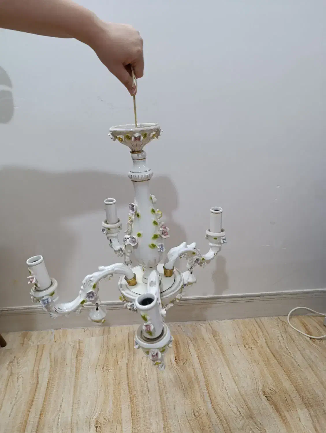 لوسترچینی|لوستر و چراغ آویز|قم, نخودی|دیوار