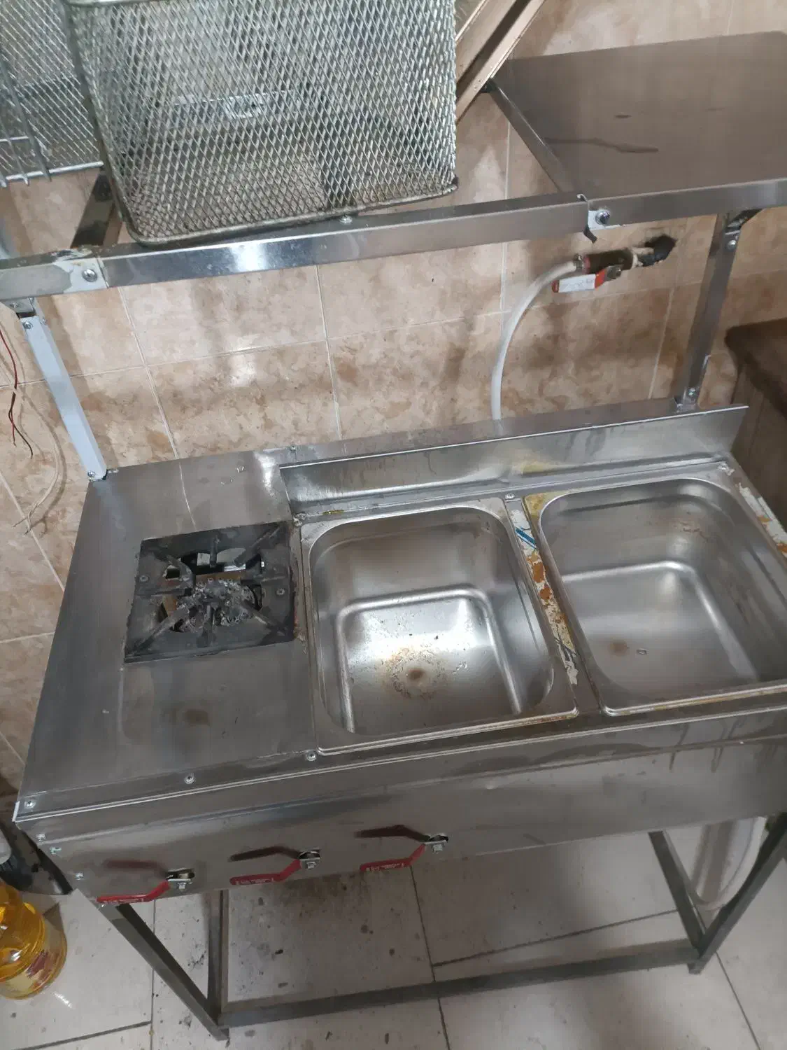 فر سرخ کن و شعله دار مبلی فست فودی|کافیشاپ و رستوران|تهران, تسلیحات|دیوار