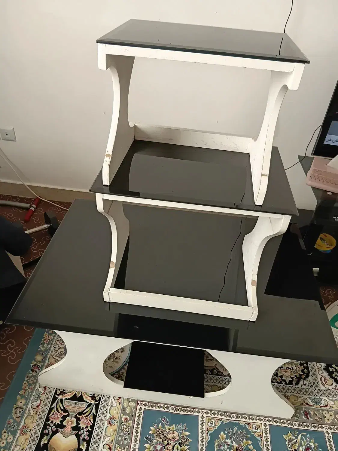 میز عسلی شیشه ای|مبلمان خانگی و میز عسلی|زاهدان, |دیوار