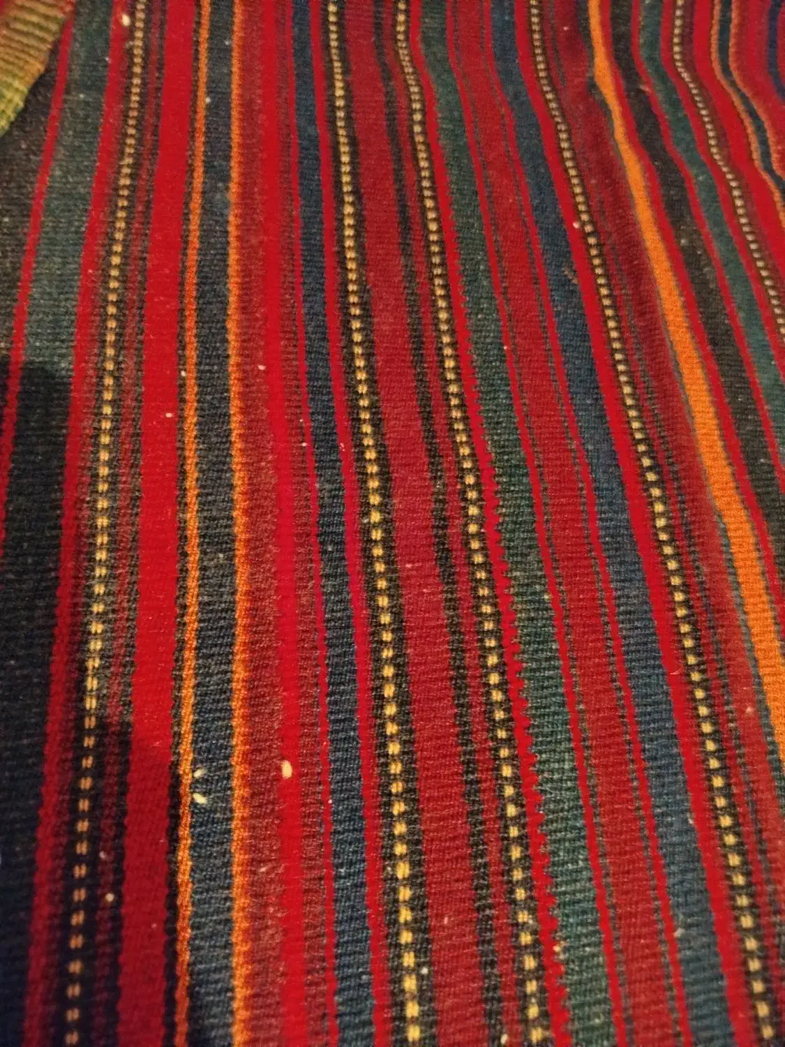 جاجیم ۲ عدد ۴متری پشم گوسفندی ورنگ گیاهی ریز بافت|گلیم، جاجیم، گبه|کرمانشاه, |دیوار