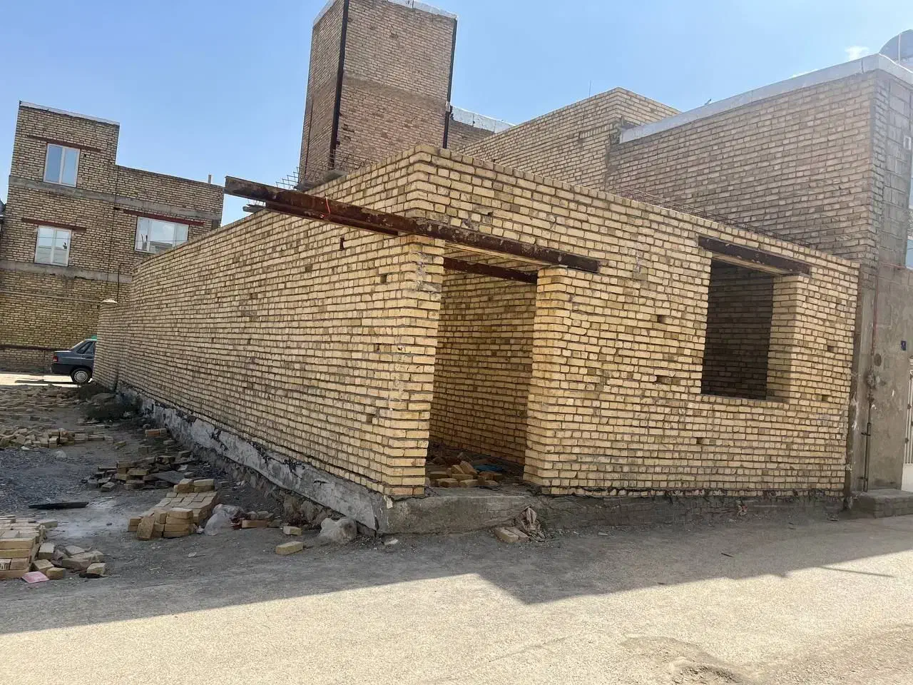 خانه نیمه ساخت مهدی آباد|فروش زمین و ملک کلنگی|همدان, |دیوار