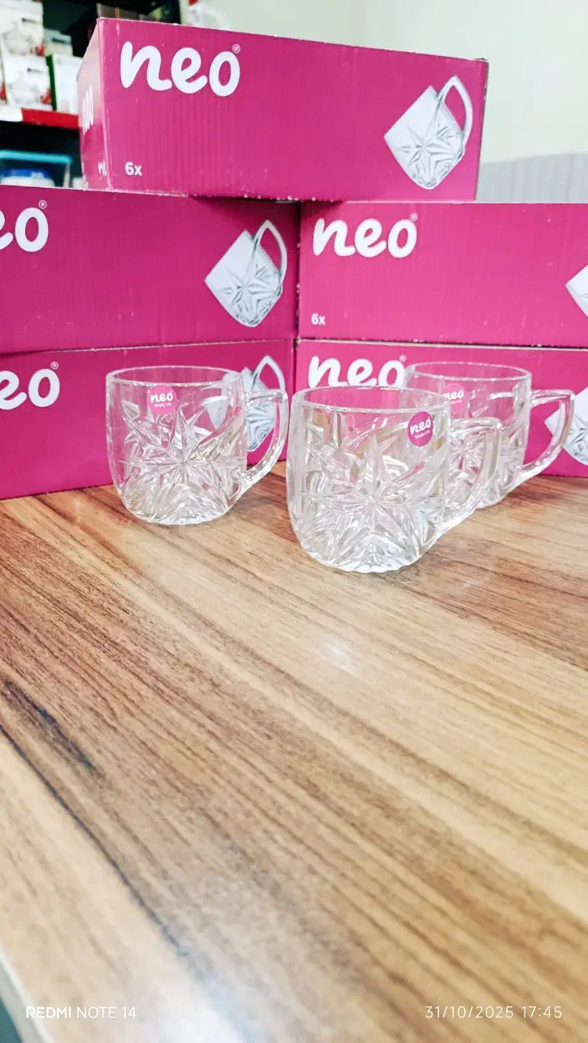 نیم لیوان نئو (( فروش ویژه ))|ظروف سرو و پذیرایی|قائمشهر, |دیوار