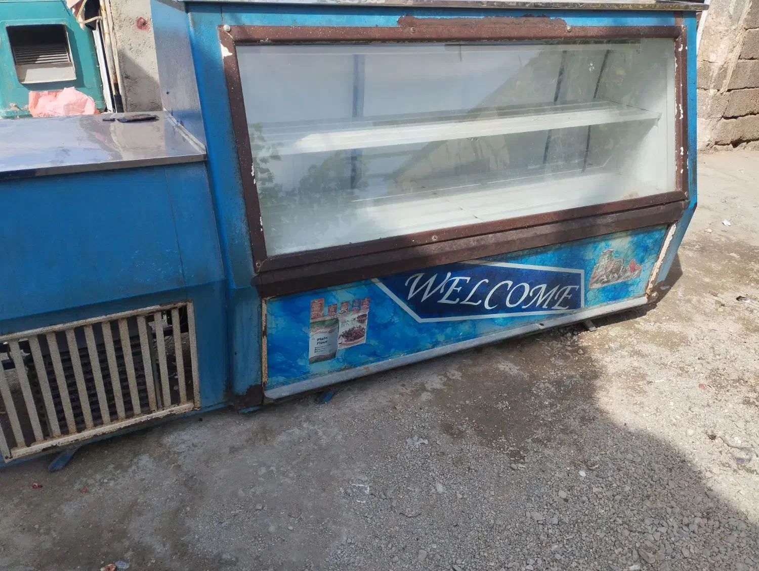 یخچال ویترینی دست دوم موتور تمیز|یخچال و فریزر|داراب, |دیوار