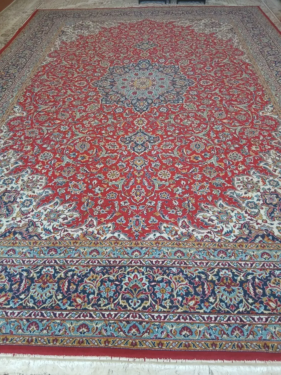 فرش ماشینی ۱۲متری دوعدد|فرش|پیر بکران, |دیوار