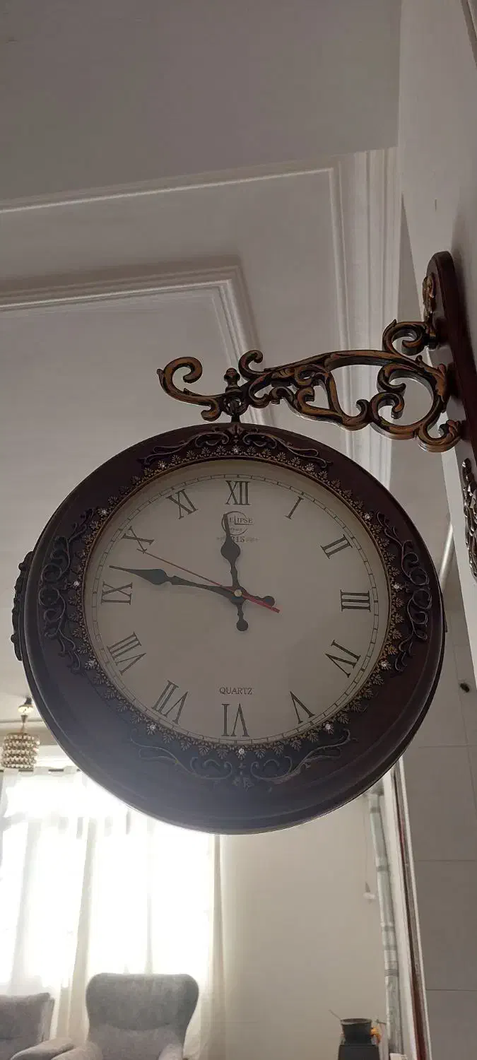 ساعت دیواری دو طرفه|ساعت دیواری و تزئینی|گنبد کاووس, |دیوار