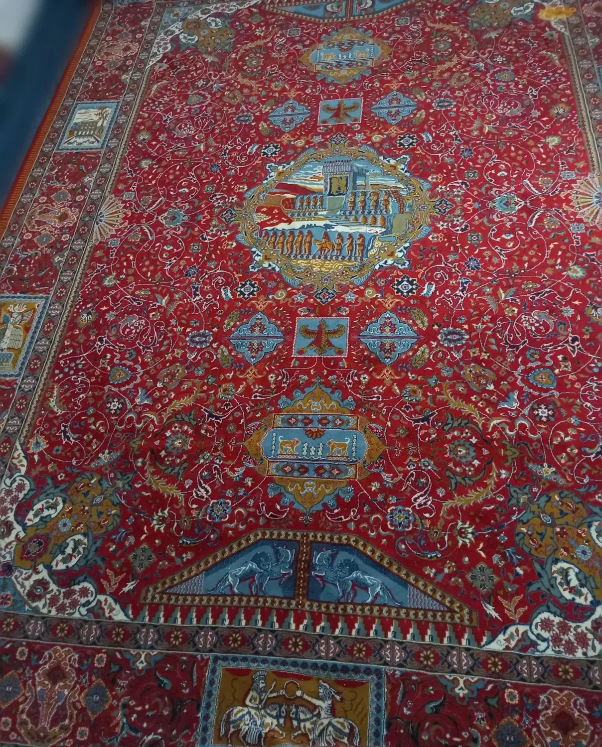 فرش 12 متری|فرش|ساری, |دیوار