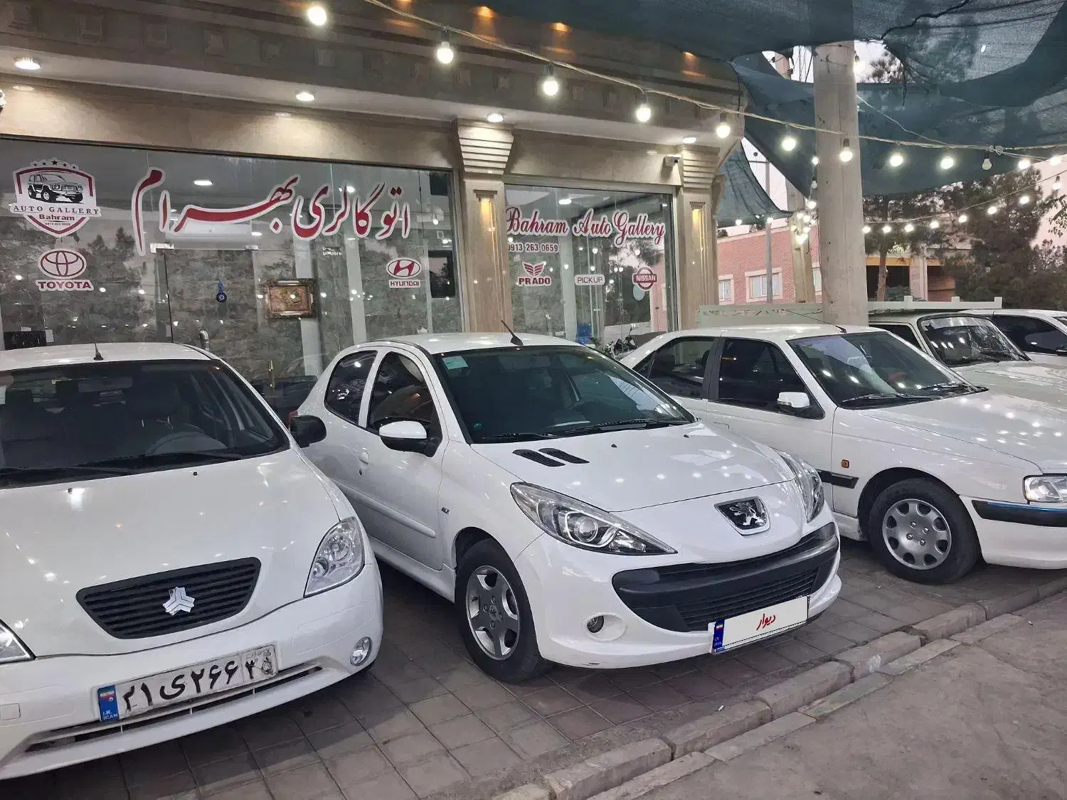 ۲۰۷ درحدصفراتومات دراتوگالری بهرام|خودرو سواری و وانت|آران و بیدگل, |دیوار