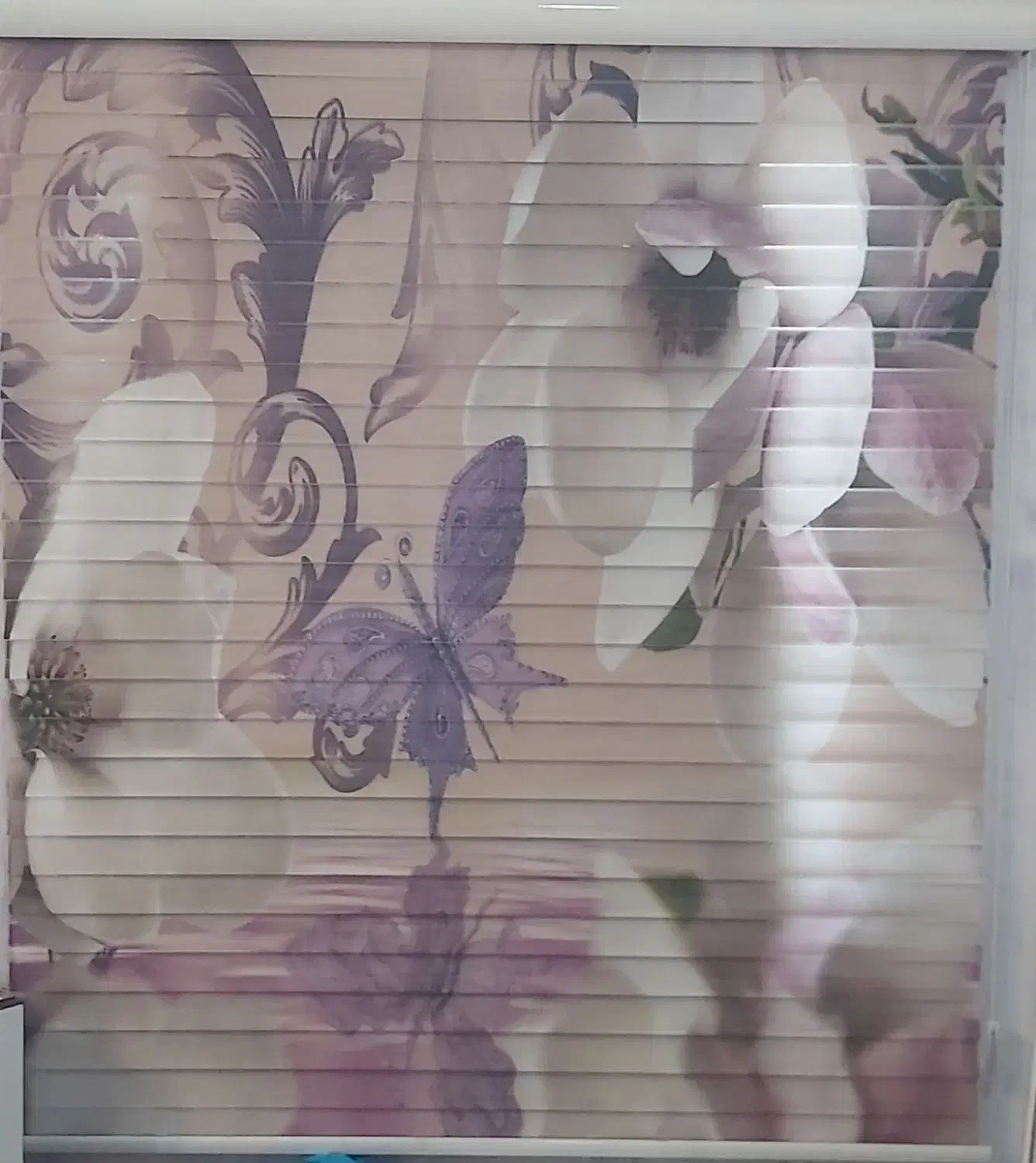 پرده طرح دار چاپی با مکانیزم بالارونده|پرده، رانر، رومیزی|نوشهر, |دیوار