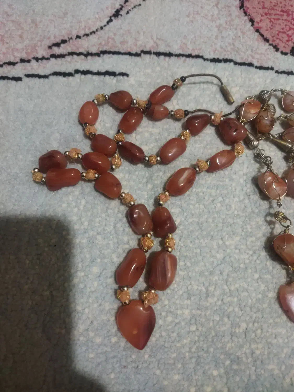 گردنبند عقیق|جواهرات|ماهدشت, |دیوار