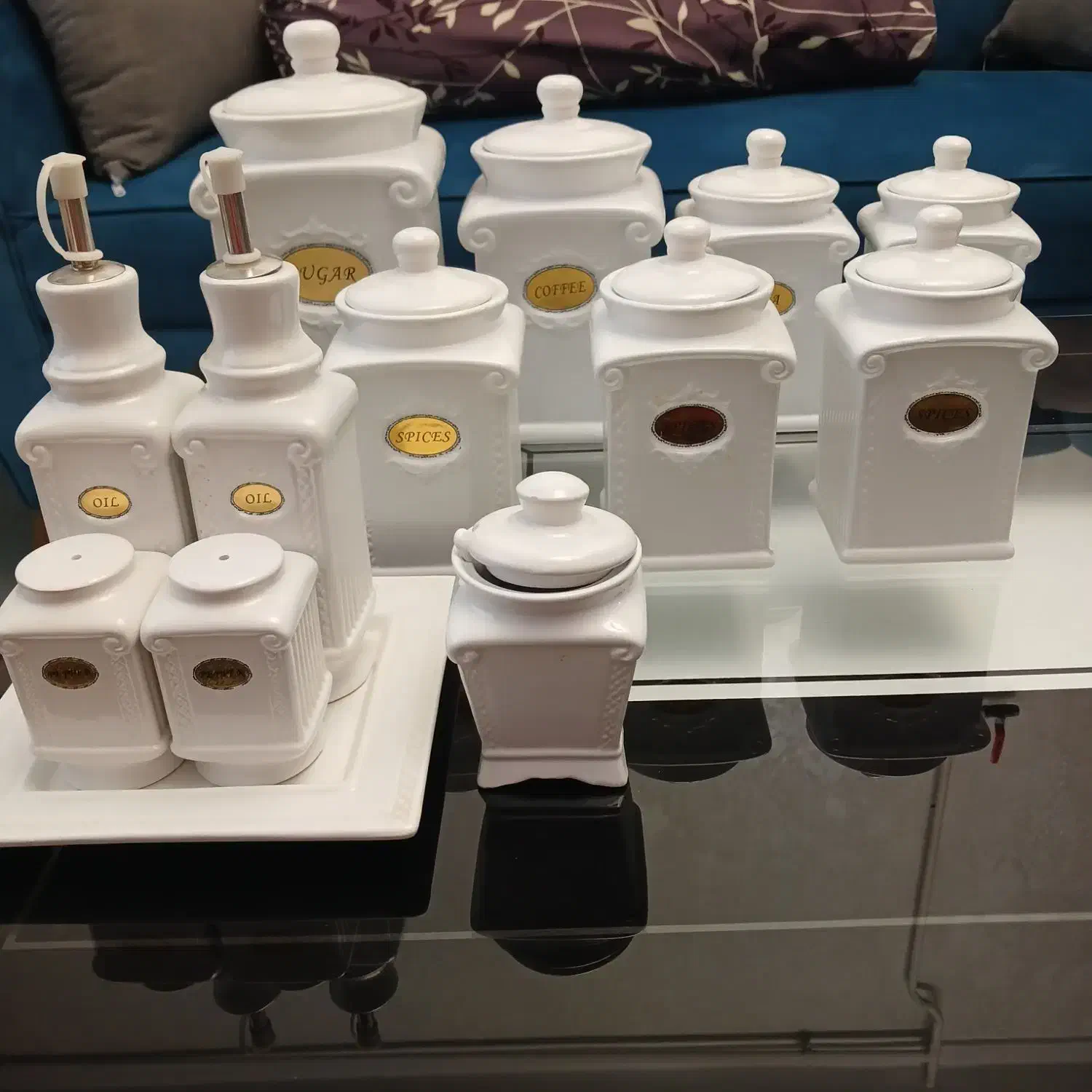 پا سماوری ۱۳ پارچه ترک اصلا استفاده نشدن|ظروف نگهدارنده، پلاستیکی، یکبارمصرف|ارومیه, |دیوار