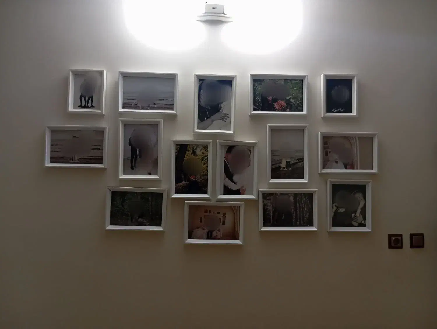 قاب عکس برجسته سفید 15عدد|تابلو، نقاشی، عکس|شهریار, شهرک وائین|دیوار