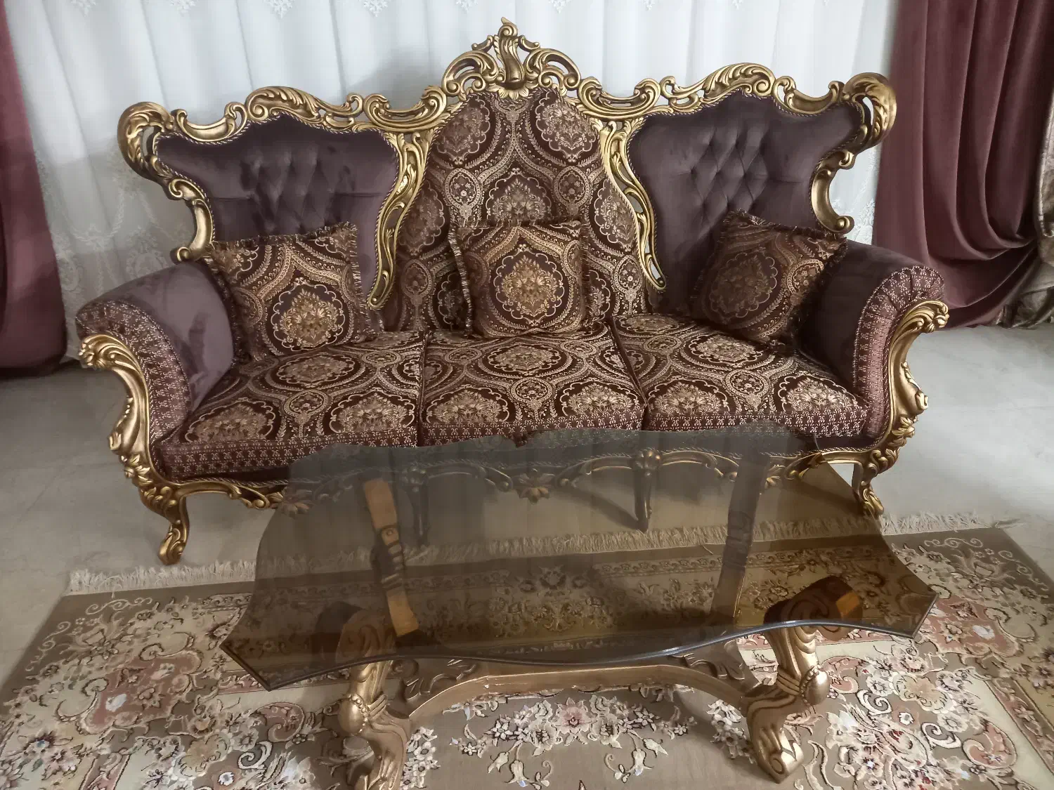 مبل سلطنتی|مبلمان خانگی و میز عسلی|اصفهان, شهرک میلاد|دیوار