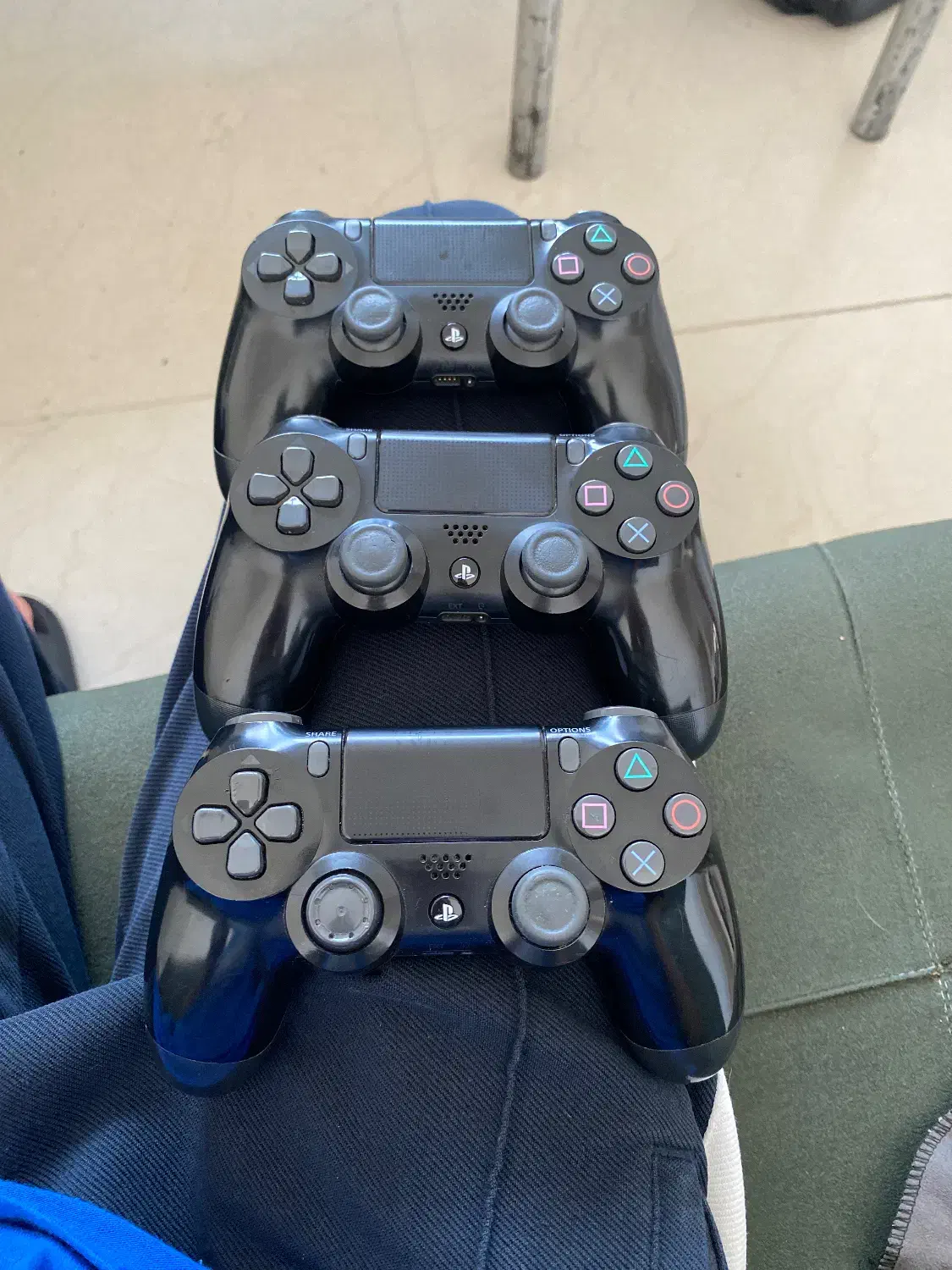 چهار دسته اورجینال ps4 slim|کنسول، بازی ویدئویی و آنلاین|ساری, |دیوار