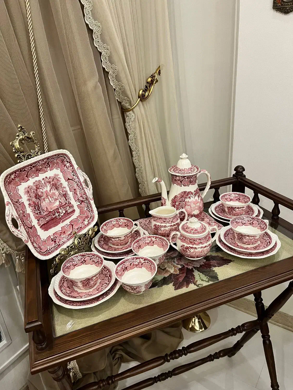 سرویس چایی خوری انتیک و قدیمی و عتیقه انگلیسی|کلکسیون اشیاء عتیقه|تهران, تجریش|دیوار