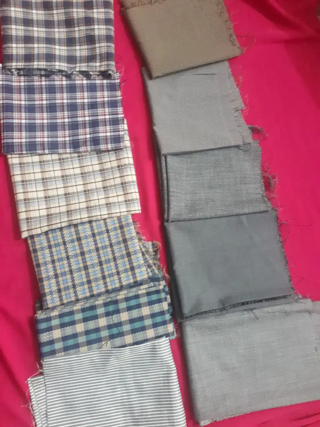 تکه پارچه برای هنرجویان خیاطی|لوازم خیاطی و بافتنی|علیآباد کتول, |دیوار