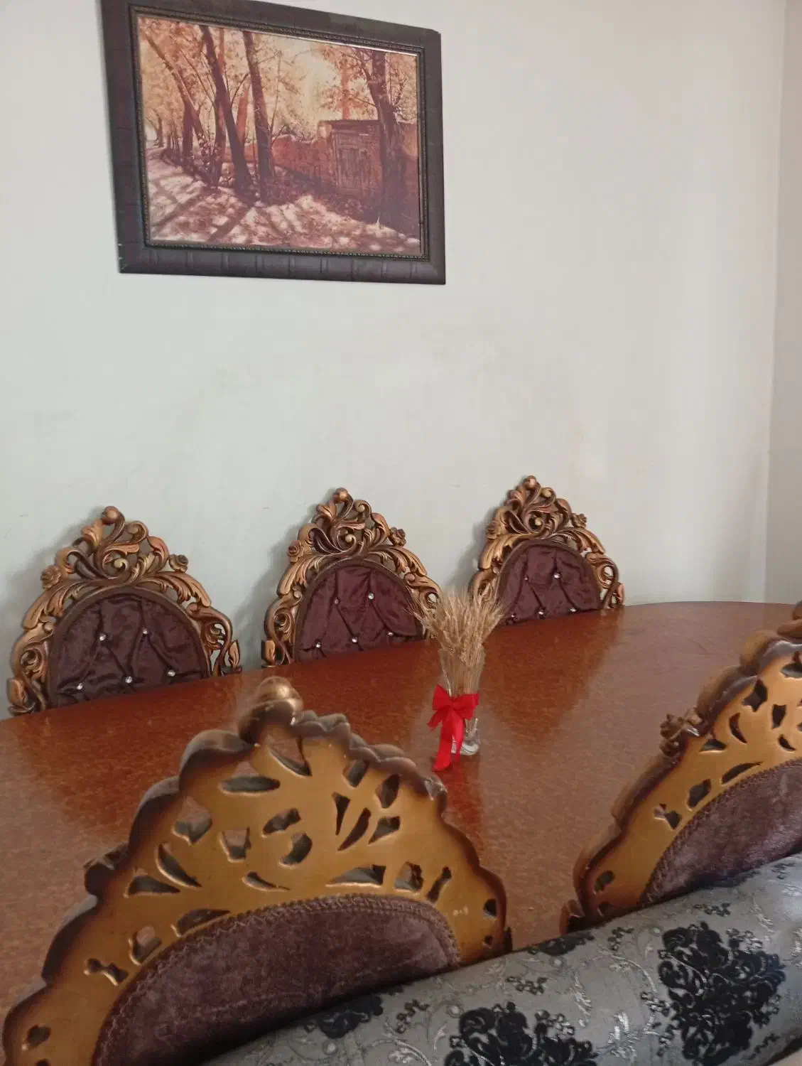 فروش میز ناهار خوری ۸ نفره|میز و صندلی غذاخوری|پرند, فاز ۶|دیوار