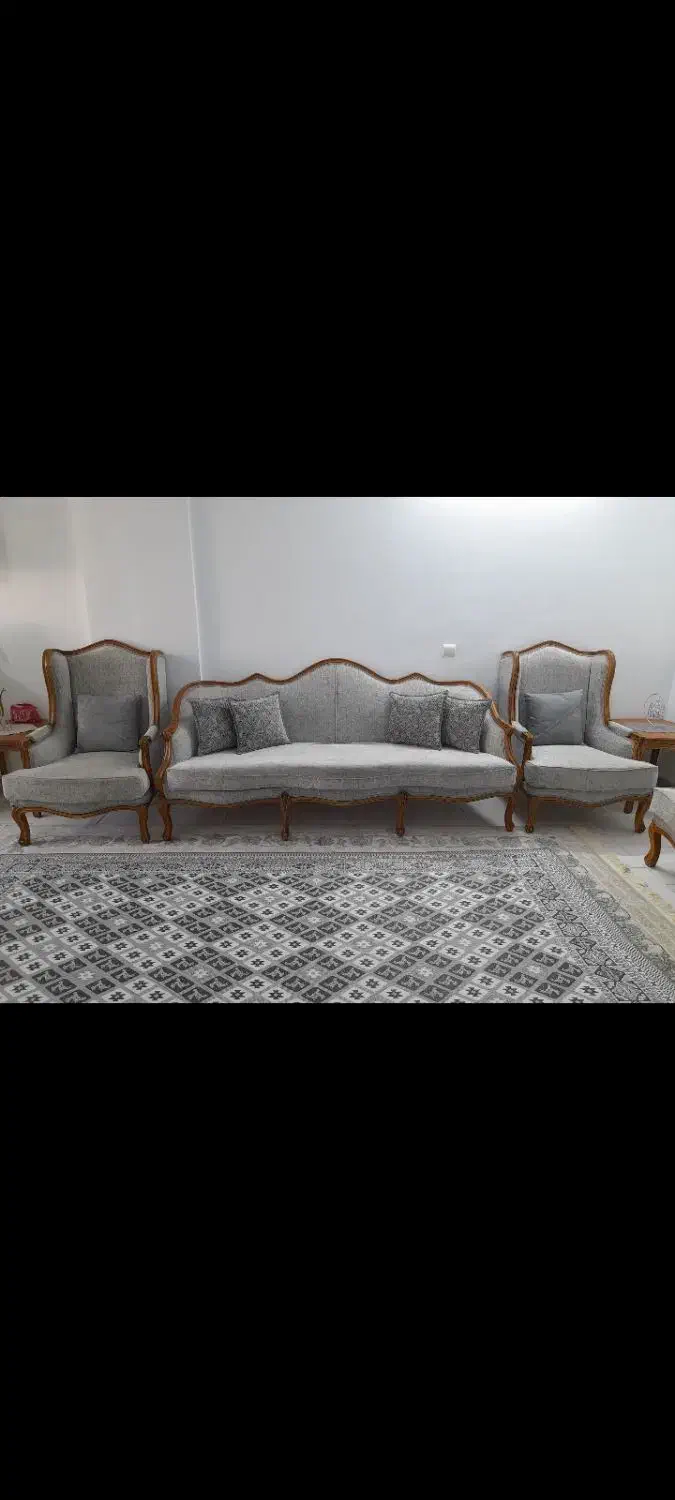 مبل فرانسوی در حد نو|مبلمان خانگی و میز عسلی|تهران, هاشم‌آباد|دیوار