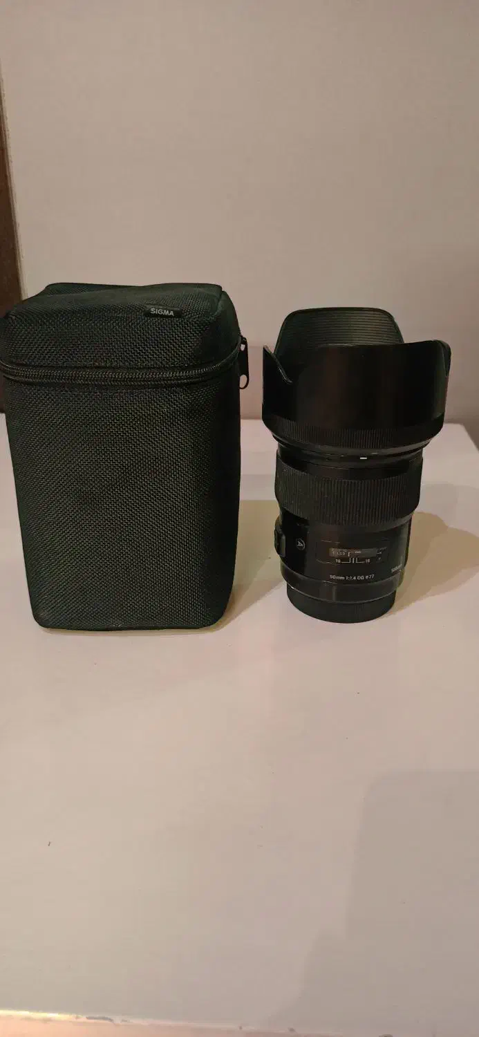 لنز سیگما سری آرت 50mm F1. 4 کنون|دوربین عکاسی و فیلم‌برداری|قرچک, شهرک طلائیه|دیوار